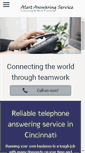 Mobile Screenshot of alertansweringservice.com